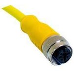 C3C01M001, Specialized Cables 3 Position Straight Female to wire leads - Yellow ...