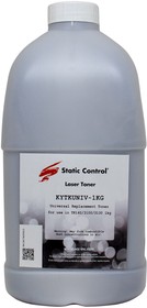 Тонер Static Control для Kyocera FS-1130/4300 (TK-1140/TK-3130), KYTKUNIV, Bk, 1 кг, флакон