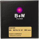B+W MASTER 806 ND MRC nano 82mm нейтрально-серый фильтр плотности 1.8 для ...