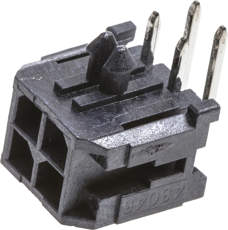 43045-0400, Разъем 4pin, 3 мм, Серия Micro-Fit 3.0 на плату