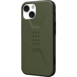 Чехол UAG Civilian для iPhone 13/14 for MagSafe Olive (114036117272)