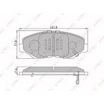 BD-3404, BD-3404 Колодки тормозные LYNXauto