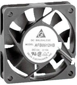 AFB0624HB, DC Fans DC Tubeaxial Fan, 60x15mm, 24VDC, Ball Bearing, Lead Wires