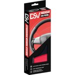 Чехол на руль неопрен с перф. вставками Black+Red R99306B