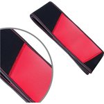 Чехол на руль неопрен с перф. вставками Black+Red R99306B