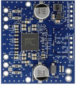 Фото 1/2 REFAUDIOAMA12070TOBO1, Evaluation Board, MA12070P Class D Audio Amplifier, 2 x 80W, MERUS Analog Input