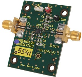 ADL5541-EVALZ, RF Development Tools 20 MHz to 6 GHz RF/IF Gain Block, Fixed Gain of 15 dB