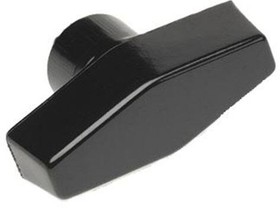 Фото 1/2 3090-J, Smooth Knob 5/16"-18 Shaft with No Indicator Plastic Black