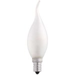 Лампа накаливания CT35 40W E14 frosted "Свеча на ветру" JazzWay 3321475