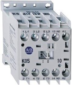 100-K09DJ01, 100K Series Contactor, 24 V dc Coil, 3-Pole, 9 A, 4 kW, 3NO, 690 V ac