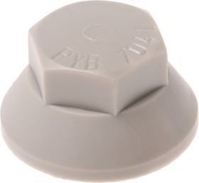 Фото 1/4 PYB7041, Insulated Capacitor Nut for use with Electrolytic Capacitor Nylon