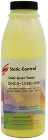 Тонер Static Control для Xerox 6600/WC6605, Y, 125 г, флакон