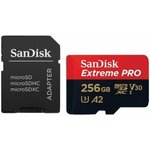 Карта памяти Sandisk Extreme Pro microSDXC 256GB + SD Adapter + Rescue Pro ...