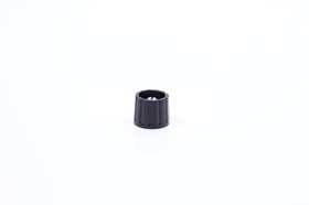 020-4320, Classic Collet Knob 4mm Black Plastic Without Indication Line