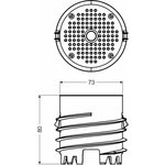 Комплект малой одиночной панели для утепленного фасада от 80мм MDFZ 80 (KB) MDFZ ...