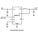MPQ2178GQHE-12-AEC1-P, Switching Voltage Regulators 5.5V, 2A, 2.4MHz ...