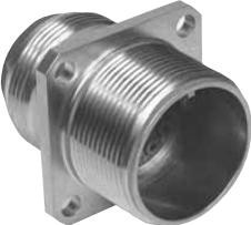 MS3450W24-22SX-LC, Conn Cylindrical Circular SKT 4 POS Crimp ST Wall Mount 4 Terminal 1 Port