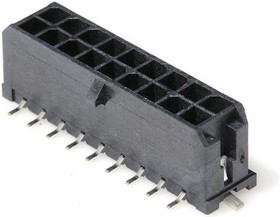 43045-1818, Pin Header, Power, Wire-to-Board, 3 мм, 2 ряд(-ов), 18 контакт(-ов), Surface Mount Straight