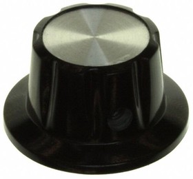 PKB70B1/4, FLUTED KNOB WITH LINE INDICATOR, 6.35MM