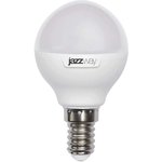 5019096, Лампа светодиодная LED 9w E14 4000K шар Jazzway