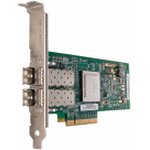 Адаптер Qlogic QLE2562 8Gb Dual Port FC HBA, x8 PCIe, SR LC multi-mode optic, 1 year