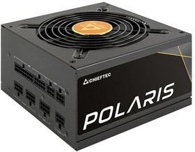 Фото 1/10 Блок питания Chieftec Polaris PPS-650FC (ATX 2.4, 650W, 80 PLUS GOLD, Active PFC, 120mm fan, Full Cable Management) Retail