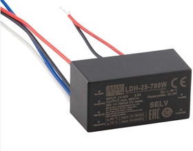 Фото 1/2 LDH-25-700W, LED Driver, 84V Output, 25W Output, 700mA Output, Constant Current Dimmable