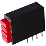 568-0122-222F, LED Circuit Board Indicators Quad CBI