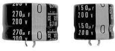 LGJ2G181MELC20, Aluminum Electrolytic Capacitors - Snap In 180uF 400V 20% SNAP-IN