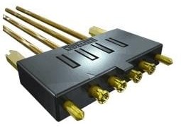 Фото 1/3 GRF1-J-P-06-E-RA-TH1-E, RF Connectors / Coaxial Connectors 5.00 mm 50 Ohm Ganged Micro-Miniature RF Plug, Cable Assembly
