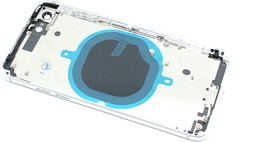 Задняя крышка (корпус) в сборе с рамкой для Apple iPhone 8, белая