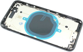 Задняя крышка (корпус) в сборе с рамкой для Apple iPhone 8 черная