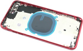Задняя крышка (корпус) в сборе с рамкой для Apple iPhone 8 Plus красная