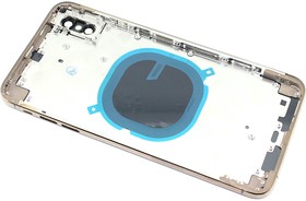 Задняя крышка (корпус) в сборе с рамкой для Apple iPhone Xs Max Gold
