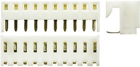 Фото 1/2 38-00-1340, KK 254 Series Right Angle Through Hole Mount PCB Socket, 10-Contact, 1-Row, 2.54mm Pitch, Solder Termination