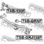 TSB-GRJ158F, Втулка стабилизатора TOYOTA LAND CRUISER PRADO GDJ150,GRJ150 ...