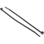 111-03011 T30R-PA66-BK, Cable Tie, 150mm x 3.5 mm, Black Polyamide 6.6 (PA66), Pk-100
