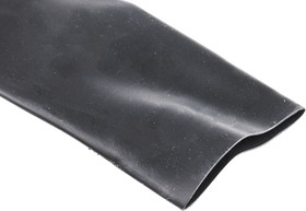 CGPT-R-25.4-0, Halogen Free Heat Shrink Tubing, Black 25.4mm Sleeve Dia. x 3m Length 2:1 Ratio, CGPT Series