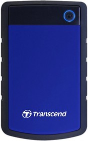 Фото 1/10 Портативный HDD Transcend StoreJet 25H3 2Tb 2.5, USB 3.0, син, TS2TSJ25H3B