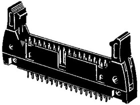 XG4A-1031, Rectangular MIL Spec Connectors Plug Long Lock 10P Straight 1Polarize