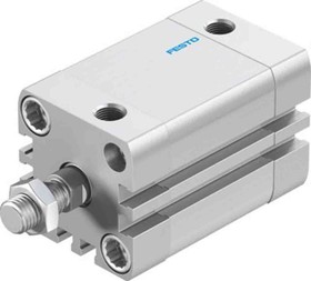 Фото 1/5 ADN-32-30-A-PPS-A, Pneumatic Compact Cylinder - 572659, 32mm Bore, 30mm Stroke, ADN Series, Double Acting