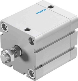 ADN-63-40-A-P-A, Pneumatic Compact Cylinder - 536337, 63mm Bore, 40mm Stroke, ADN Series, Double Acting