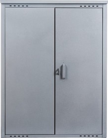 Фото 1/8 ШГБ2-Сер, Шкаф для газовых баллонов на 2 баллона разборный, серый 01899