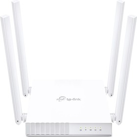 Фото 1/10 Wi-Fi роутер TP-LINK Archer C24, Wi-Fi 5, AC750, 2.4/5ГГц, 4 LAN, белый