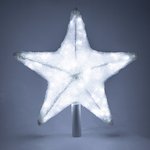 513-455, Акриловая светодиодная фигура Звезда 50см, со съемной трубой и кольцом ...