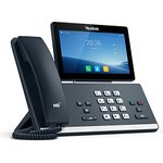 Телефон YEALINK SIP-T58W, 16 аккаунтов, цветной сенсорный экран 7" 1024х600, Android, WiFi, Bluetooth, GigE, без CAM50, без БП, шт