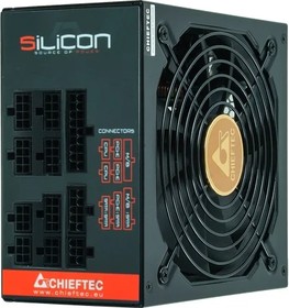 Фото 1/9 Блок питания Chieftec Silicon SLC-850C (ATX 2.3, 850W, 80 PLUS BRONZE, Active PFC, 140mm fan, Full Cable Management) Retail