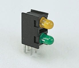0035.9675.2, 0035.9675.2, Green & Red Right Angle PCB LED Indicator