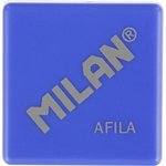 20140932, Точилка Milan AFILA, 1 отверстие, пластик, цвет в ассорт. 2,7х2,7х1,3