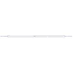 BF20125-28B, CCFL Fluorescent Lamps 2mm X 125mm White